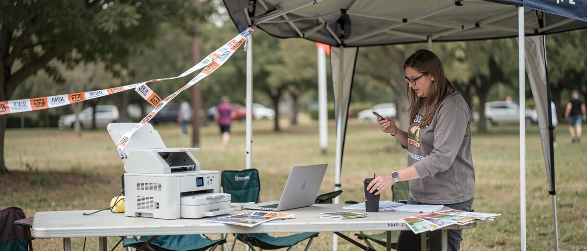 How a results sheet gets compiled and taped to a post, and why every rider crowds the paper an hour after the finish.